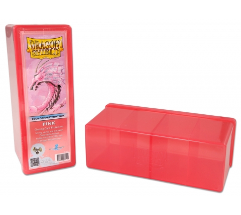 Dragon Shield Gaming Box 4 Compartments Pink