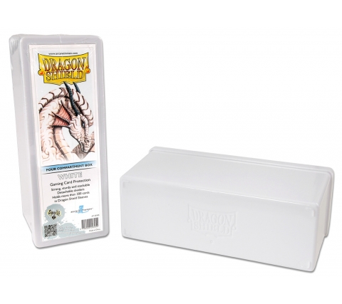 Dragon Shield Gaming Box 4 Compartments White