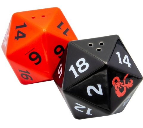 Joy Toy Dungeons and Dragons - Salt and Pepper Shaker Dice Set