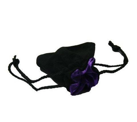 Velvet Dice Bag Purple (small)