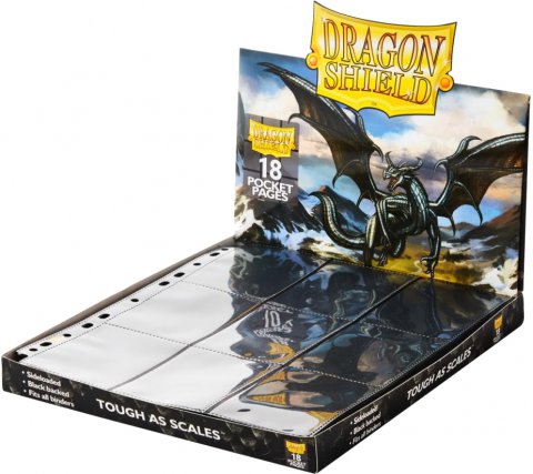 Dragon Shield 18 Pocket Pages Side Loading Black (50 stuks)