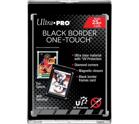 Ultra Pro - ONE-TOUCH Black Border Magnetic Card Holder (23 pt)