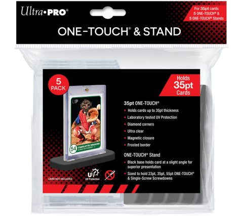 Ultra Pro - ONE-TOUCH Magnetic Card Holder and Stand 5 pack (35 pt)