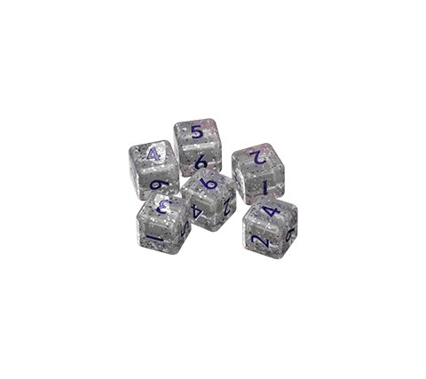 Disney Lorcana - Shimmering Skies Damage Counter Dice (6 stuks)