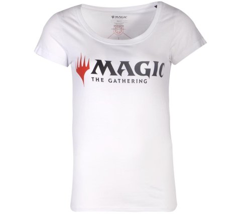 Difuzed Magic: the Gathering - Women's T-shirt: Magic Logo White (L)