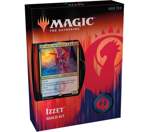 NEW MAGIC THE GATHERING IZZET GUILD KIT MTG PIN 60 CARD DECK BUY IT NOW TCG
