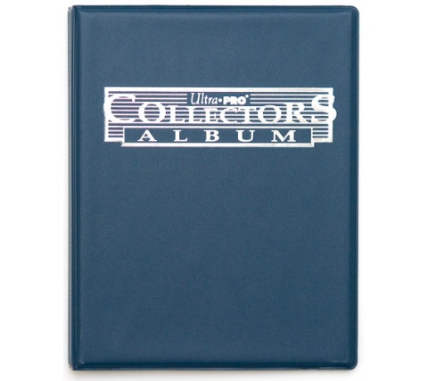 4 Pocket Portfolio Collectors Blue