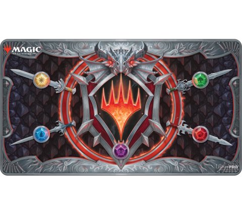 Playmat Stitched Edge Adventures in the Forgotten Realms: Stylized Planeswalker Symbol