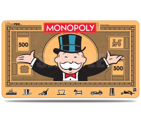 Playmat Monopoly: 500 Dollar Bill (incl. Playmat & Artwork Tube)