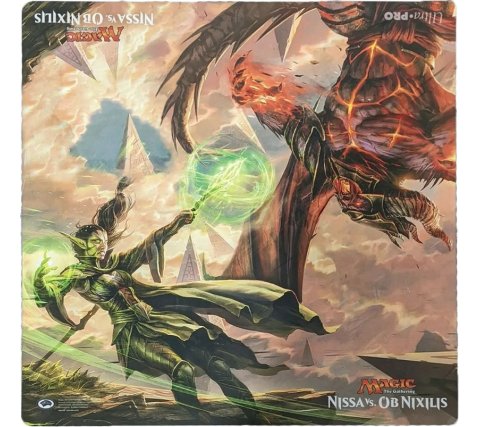 Duel Playmat Nissa vs. Ob Nixilis