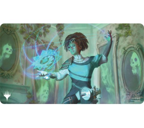Ultra Pro Magic: The Gathering - Duskmourn: House of Horror Commander Playmat: Zimone, Mystery Unraveler