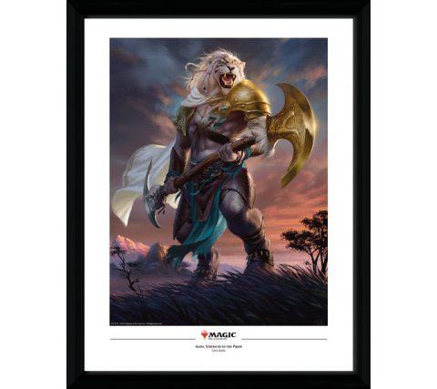 Framed Poster: Ajani, Strength of the Pride