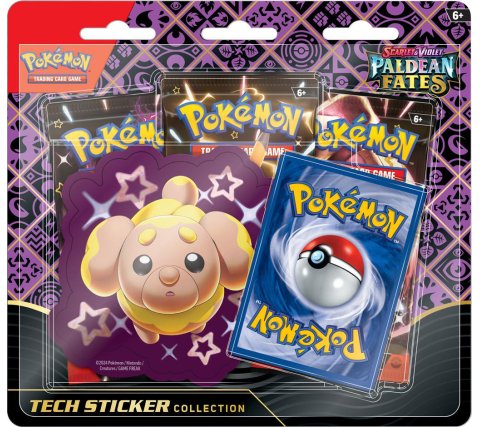 Pokemon - Scarlet & Violet Paldean Fates Tech Sticker Blister: Fidough