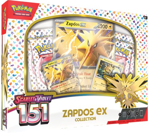 Pokemon - Scarlet & Violet 151 EX Box: Zapdos EX
