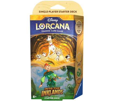 Disney Lorcana - Into the Inklands Starter Deck: Pongo & Peter Pan (including booster)