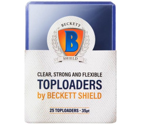 Beckett Shield - Toploaders: 35pt Clear (25 stuks)