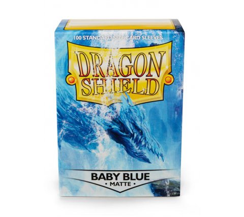 Dragon Shield Sleeves Matte Baby Blue (100 stuks)