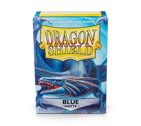 Dragon Shield Sleeves Matte Blue (100 stuks)