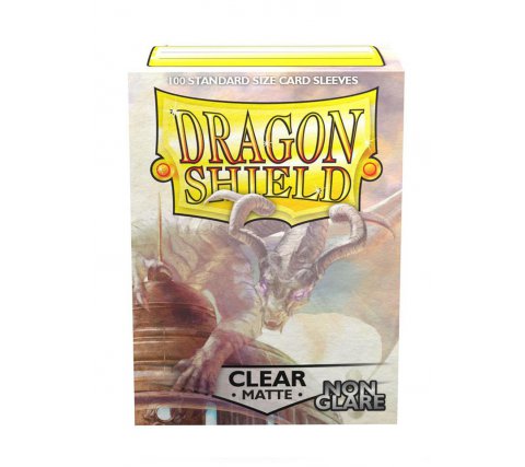 Dragon Shield Sleeves Matte Clear Non-Glare (100 stuks)