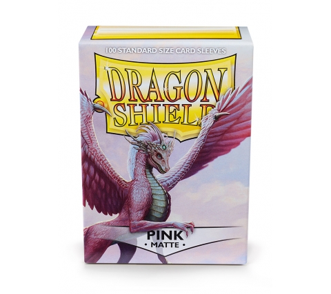 Dragon Shield Sleeves Matte Pink (100 stuks)