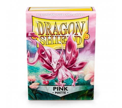 Dragon Shield Sleeves Matte Pink (60 stuks)