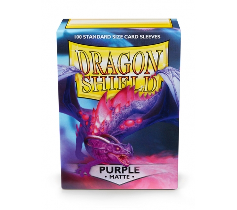 Dragon Shield Sleeves Matte Purple (100 stuks)