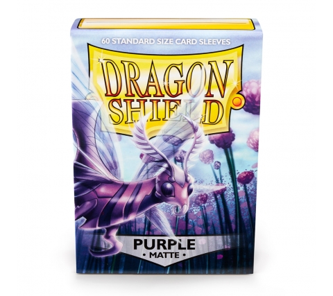 Dragon Shield Sleeves Matte Purple (60 stuks)