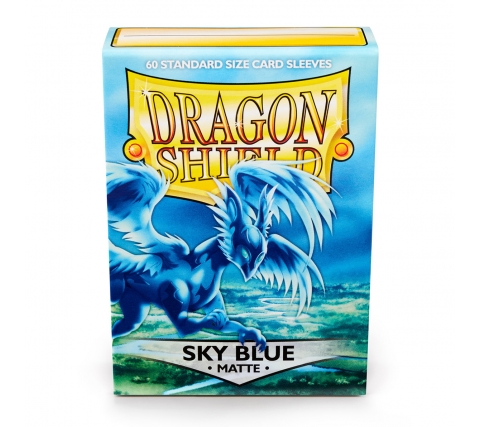 Dragon Shield Sleeves Matte Sky Blue (60 stuks)