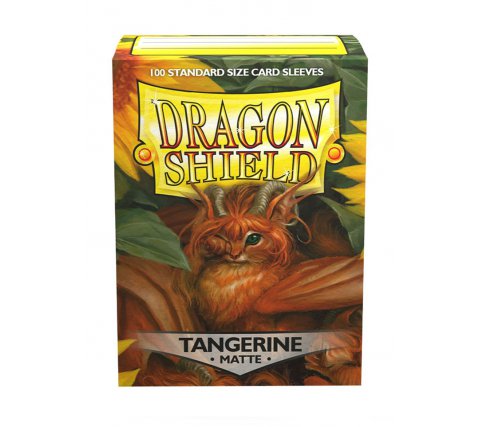 Dragon Shield Sleeves Matte Tangerine (100 stuks)