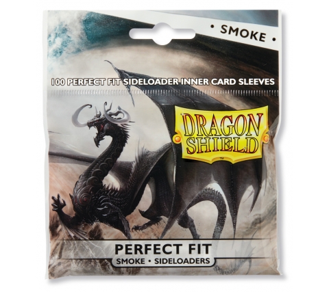 Dragon Shield Sleeves Perfect Fit Smoke Side Loading (100 stuks)