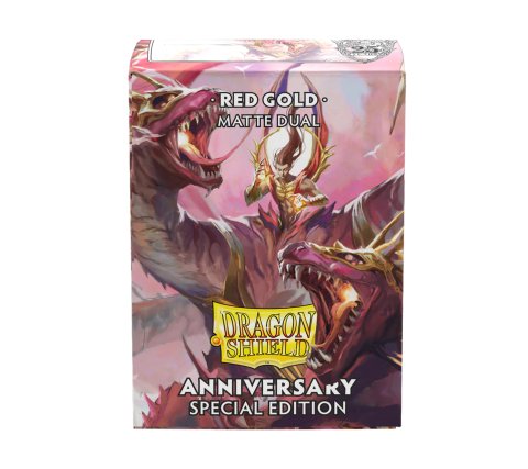Dragon Shield - Special Edition Sleeves Dual Matte: Red Gold (100 pieces)