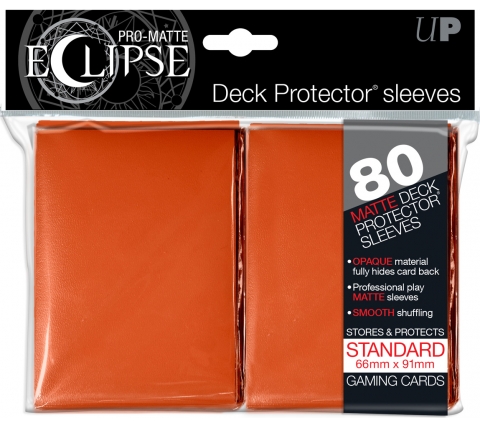 Eclipse Deck Protectors Orange (80 stuks)