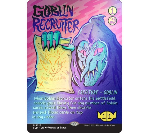 Magic: The Gathering TCG - Secret Lair - Goblin & Squabblin' Foil Edition  [Card Game, 2 Players]