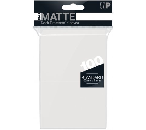gemeenschap pakket Botanist Deck Protectors Matte Clear (100 stuks) - Ultra Pro | Spellenwinkel.nl