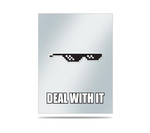 Deck Protector Covers Memes: Deal With It (50 pieces)