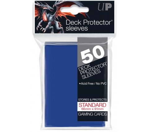 Deck Protectors Solid Blue (50 stuks)