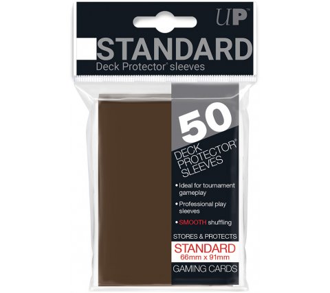 Deck Protectors Solid Brown (50 pieces)