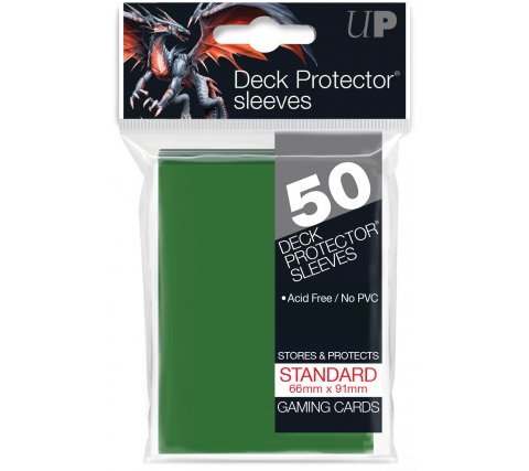 Deck Protectors Solid Green (50 pieces)