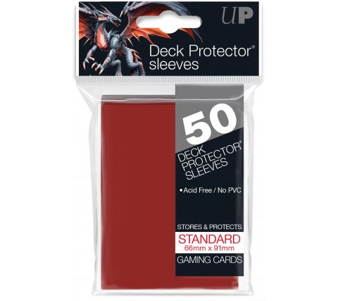 Deck Protectors Solid Red (50 pieces)