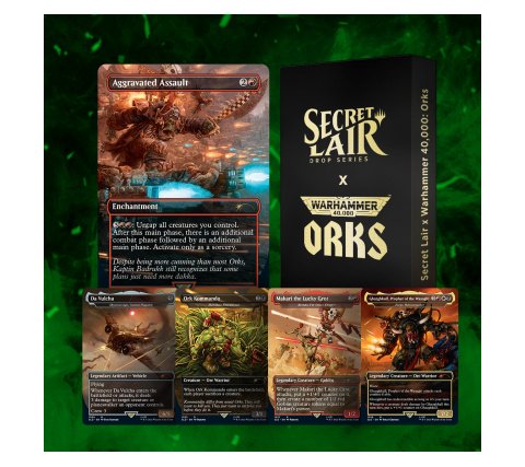 Secret Lair Drop Series: Secret Lair x Warhammer 40,000: Orks