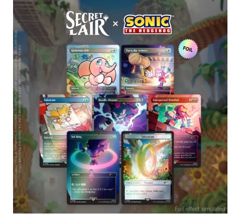 Magic: the Gathering - Secret Lair Drop Series: Secret Lair x Sonic: Chasing Adventure (foil)