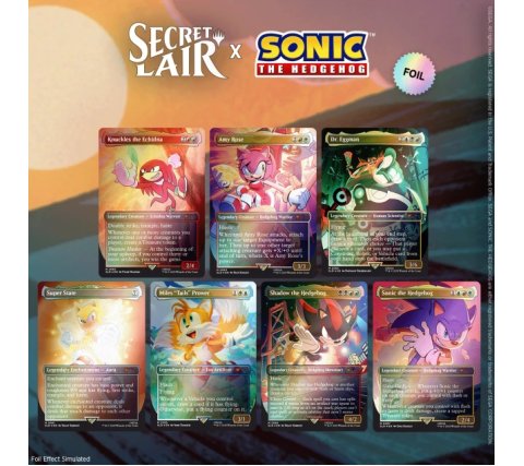 Magic: the Gathering - Secret Lair Drop Series: Secret Lair x Sonic: Friends & Foes (foil)