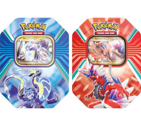 Paldea Legends Tins Featuring Koraidon ex and Miraidon ex