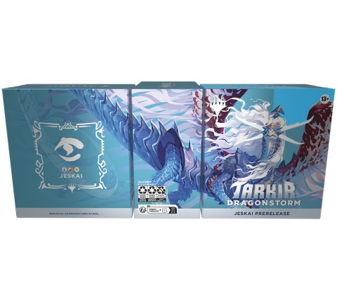 thumbnail image 2 of MTG Prerelease Kit For Tarkir Dragonstorm Jeskai - Includes 6 Play Packs, Dice, Promos & More 2 of 13