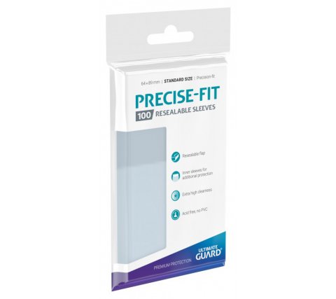 Ultimate Guard Resealable Precise-Fit Sleeves (100 pieces)