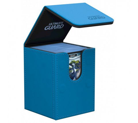 Ultimate Guard Flip Deck Case 100+ Leatherette Blue