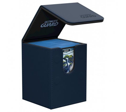 Ultimate Guard Flip Deck Case 100+ Leatherette Dark Blue