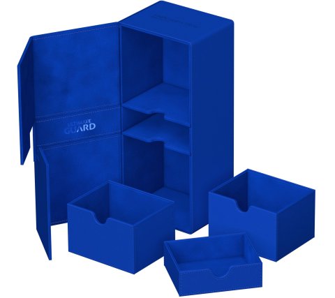 Ultimate Guard - Twin Flip'n'Tray 266+ XenoSkin: Blue - Ultimate