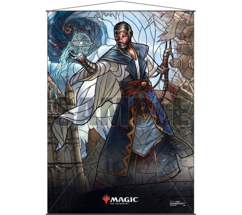 Wall Scroll: War of the Spark Stained Glass Teferi