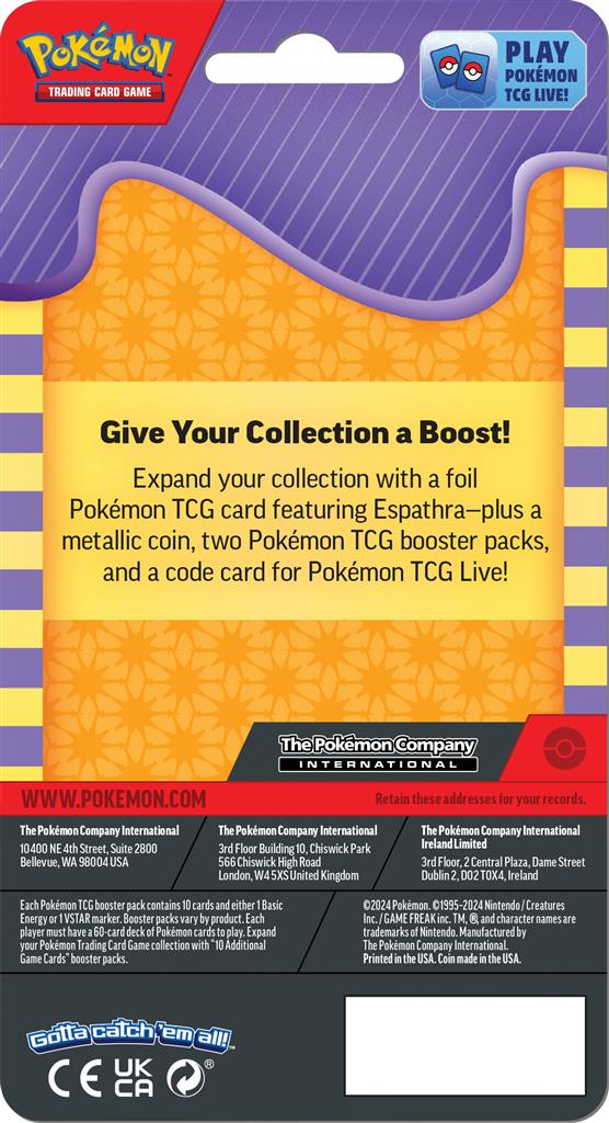 Cannaburst Packs Pokémon-Sammelkartenspiel: 3er-Pack-Blister Karmesin & Purpur - Ewige Pokémon Kaarten